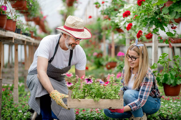 istock Generations of gardeners working together 1154969884