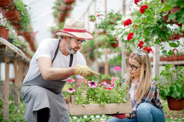 istock Generations of gardeners working together 1154970875