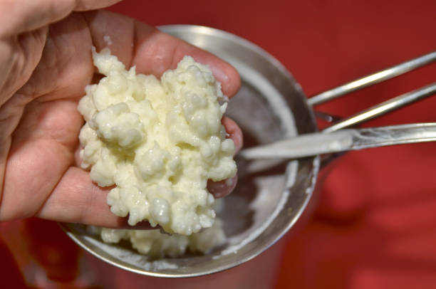 istock Pouring of the Kefir 1154971825