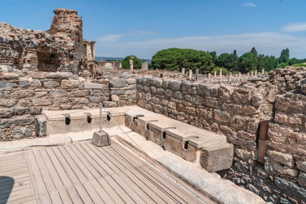 istock Public Toilets in Ephesus Ancient City 1154980331