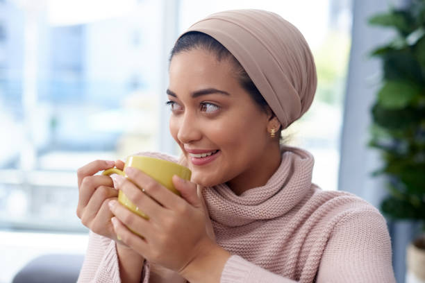 istock Relaxing with a cup of her favourite blend 1154980450