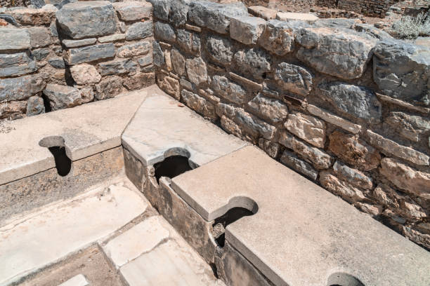 istock Public Toilets in Ephesus Ancient City 1154981928