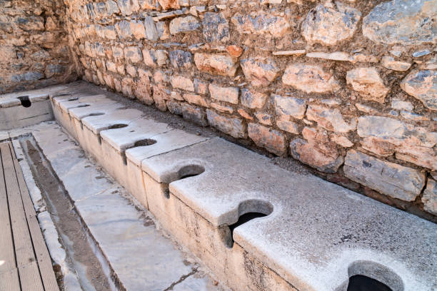 istock Public Toilets in Ephesus Ancient City 1154983386