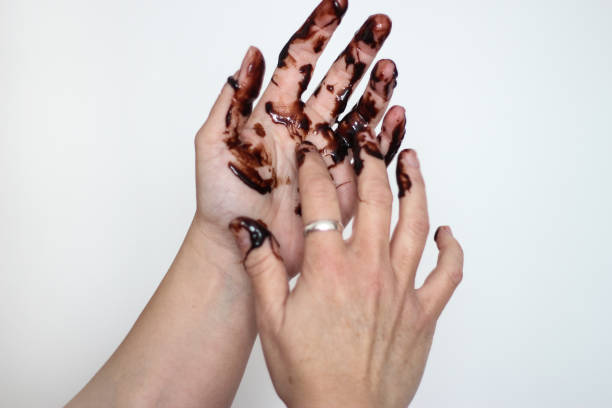 istock woman with a treatment chocolate 1154986044