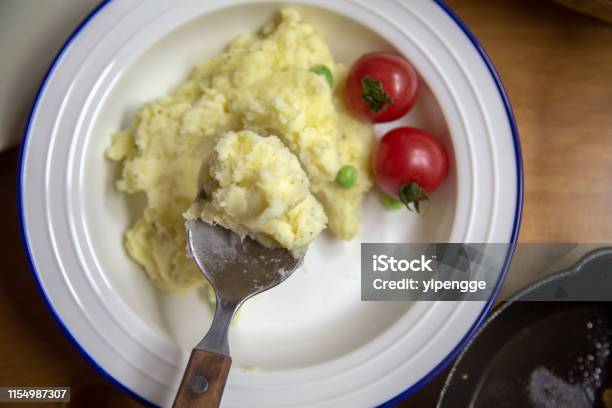 Mashed Potato Stock Photo - Download Image Now - Bowl, Close-up, Cooked