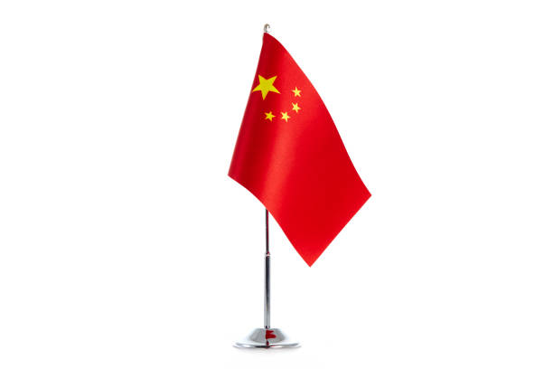 China's five-star red flag waving