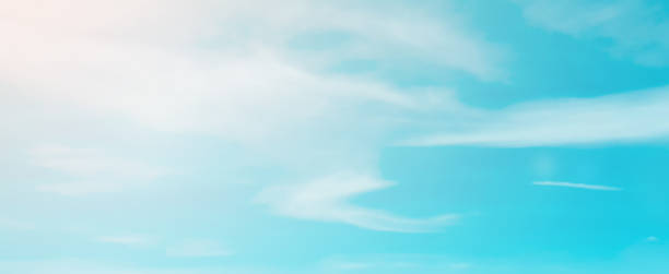 istock blur beautiful soft cloudscape on blue sky panoramic background for good weather and summer season concept 1154990375