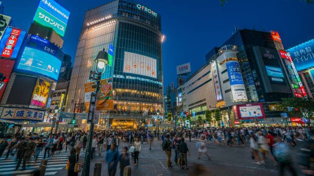 istock Beautiful Shibuya at night 1154992490