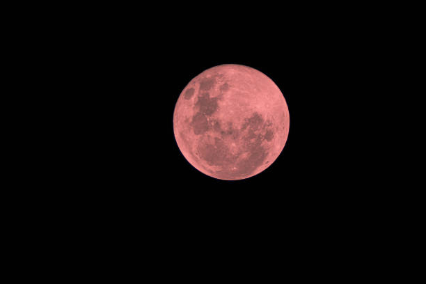 istock Full blood moon on the dark night 1154992641