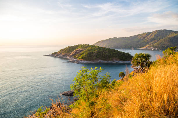 istock Nature seascape mountain with beach turquoise water 1154992831
