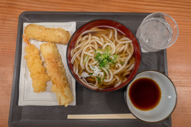 istock Japanese Pork Ramen Noodles with Tempura 1154995582
