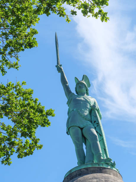 Monument in Germany Monument in the eastern westphalia in Germany detmold stock pictures, royalty-free photos & images