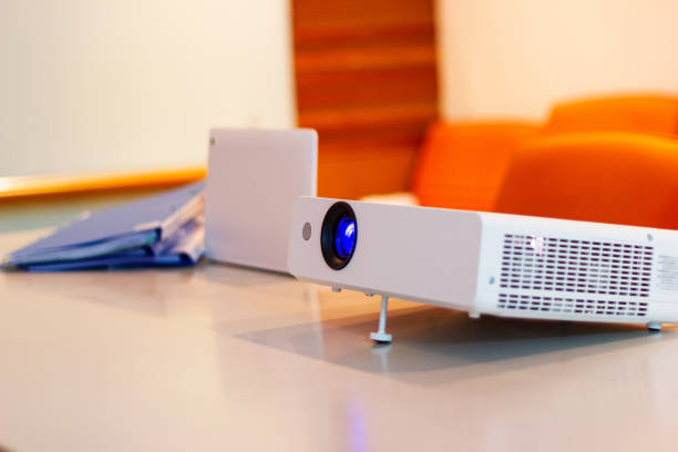 istock projector for presentation in a meeting room 1155010108