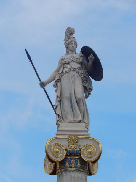 istock The statue of goddess Athena,Greece 1155010295