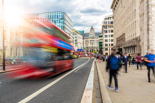 istock London City with double-decker bus (London-Bridge) 1155011287