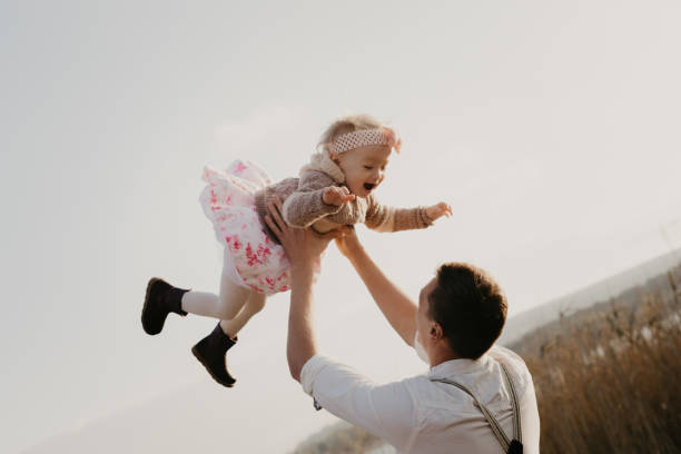 istock Father  and daughter outroor , Happy father's day- Image 1155014459