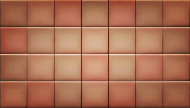 rote sand-keramik-kiesen - red tile stock-grafiken, -clipart, -cartoons und -symbole