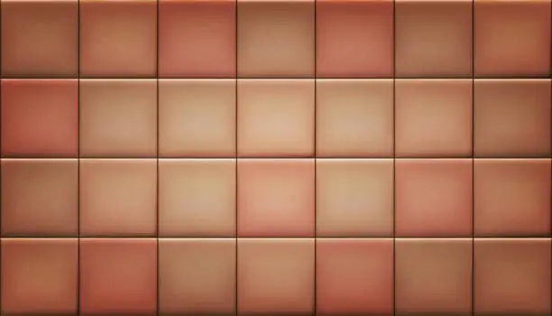 Vector illustration of Red Sand Ceramic Tiles