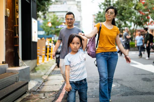 istock Taiwanese family in walk 1155016262