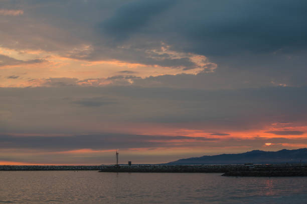 istock Summer storm clouds amid sunset in Los Angeles, CA 1155017952