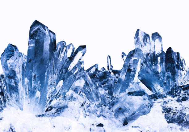 crystals stock photo