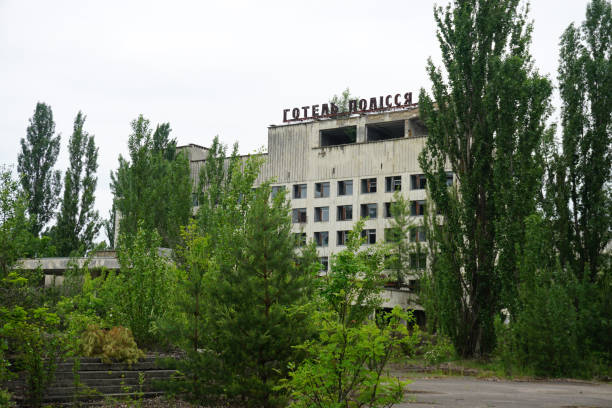 istock Pripyat, Polissya Hotel 1155022137