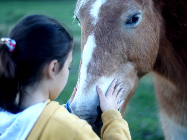 istock Girl with horse 1155024871