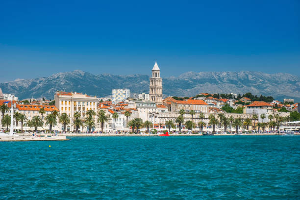 istock Waterfront of marina of Split, Croatia 1155030346