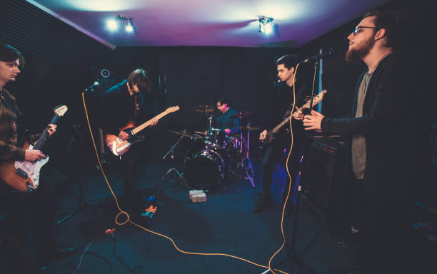 istock Rock music band. 1155034299