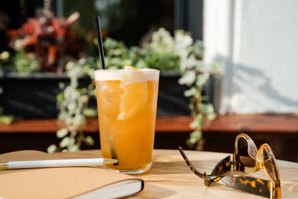 istock Tequila with orange juice and ice 1155034990