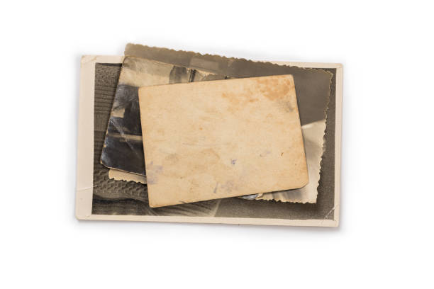 istock Old photo frame. Vintage paper. Retro card 1155039994