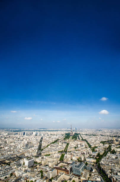 Paris Aerial View In The Summer