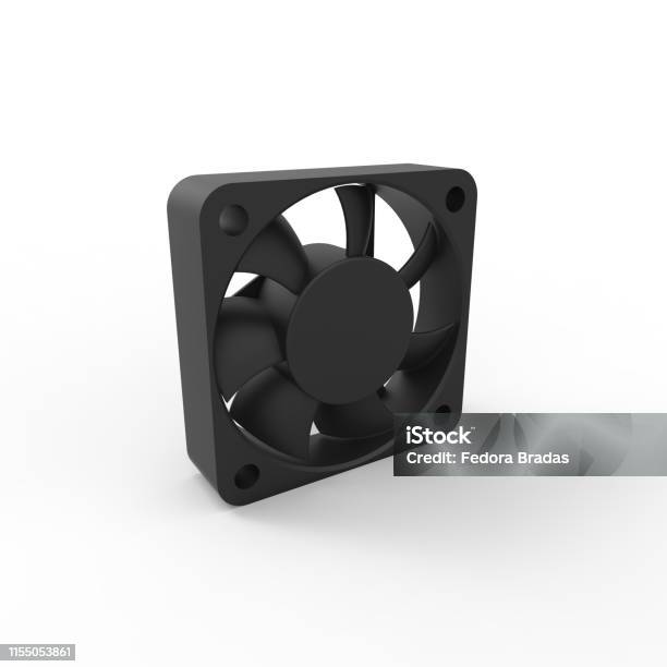 Fan Computer Backgrounds Computer Fan Isolated On A White Background Stock Photo - Download ...