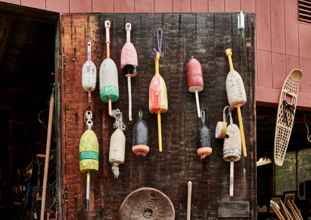 istock Fishing buoys at flea market 1155058942