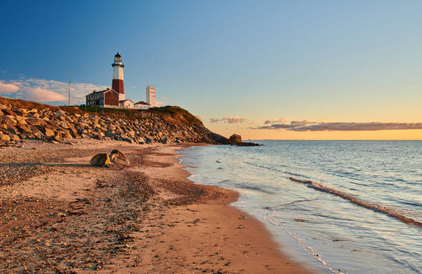istock Montauk Lighthouse and beach 1155058961