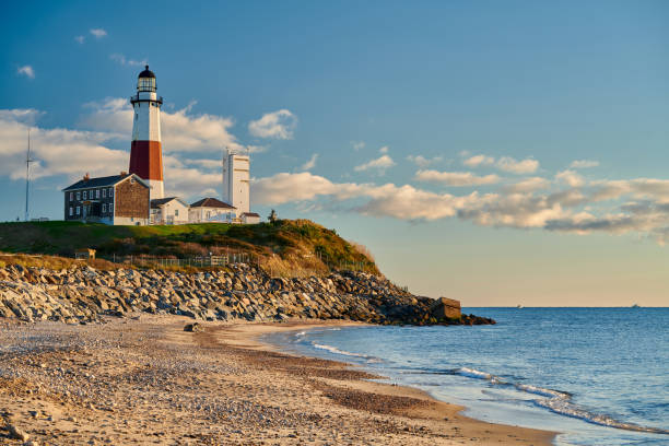 istock Montauk Lighthouse and beach 1155058981