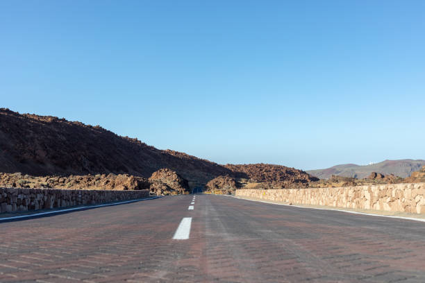 Road at El Teide national reserve, Tenerife.
