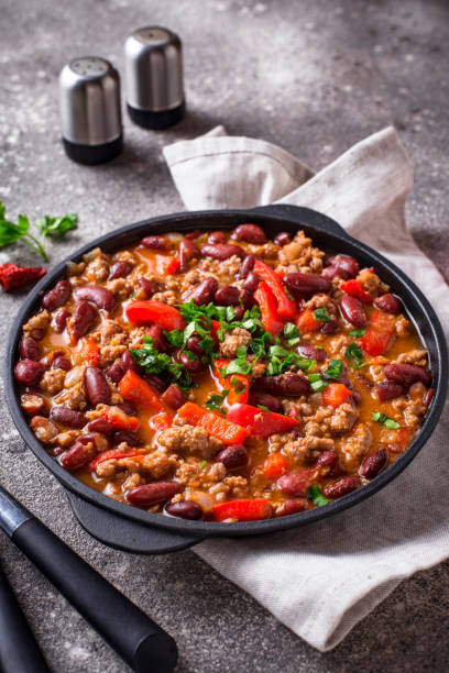 istock Traditional Mexican dish chili con carne 1155063121