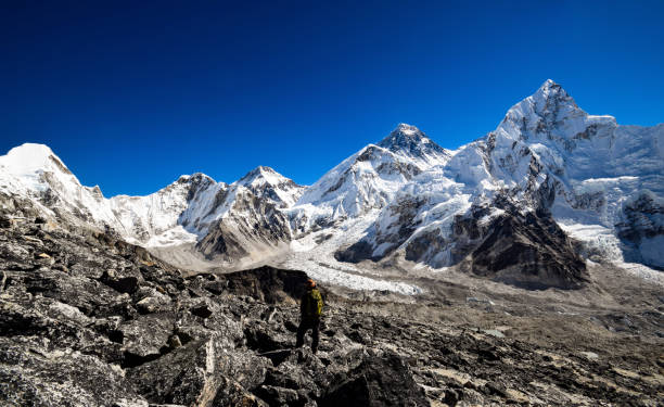 istock Panoramic view over Nuptse and Mount Everest from Kala Patthar (Nepal) 1155064028