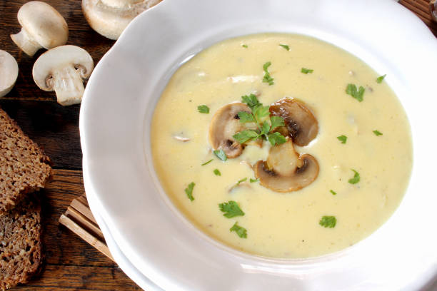 istock Creamy Mushroom Soup 1155076135