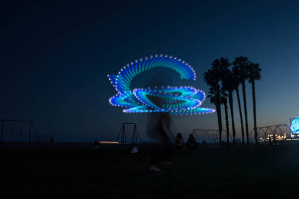 istock Man holding light bar on beach in Santa Monica, CA 1155079789