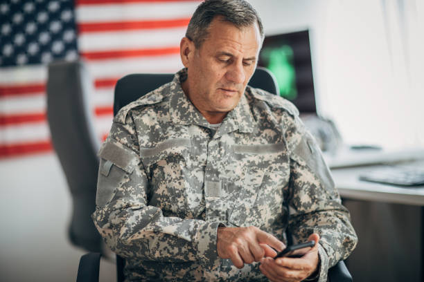 istock American soldier in headquarter control center 1155083775