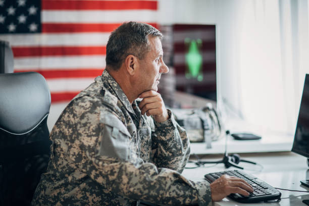 istock American soldier in headquarter control center 1155083906