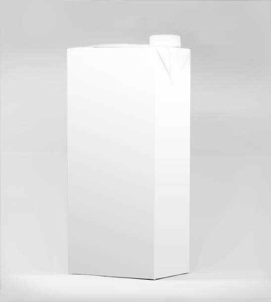 istock Milk or juice packaging mock up for presentation 1155084959
