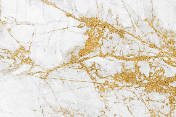 White gold marble texture pattern background with high resolution design for cover book or brochure, poster, wallpaper background or realistic business