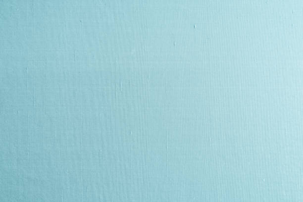 tejido de seda de algodón mezclado fondo patrón de textura en color cian claro tuquoise azul verde - cotton smooth green plant fotografías e imágenes de stock