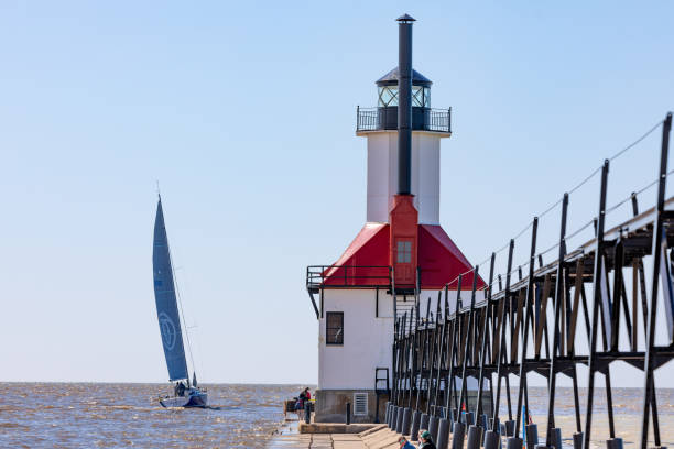 st. joseph michigan - st joseph michigan stock-fotos und bilder