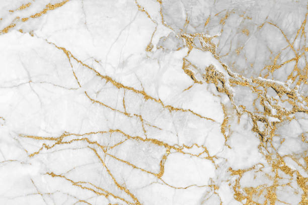 istock White gold marble texture pattern background with high resolution design for cover book or brochure, poster, wallpaper background or realistic business 1155090470