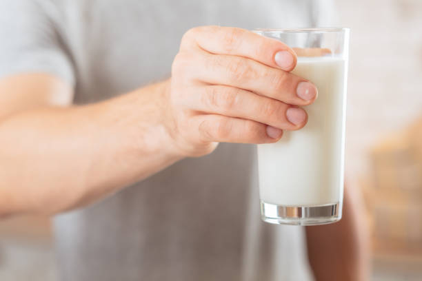 istock dairy products balanced nutrition soy milk 1155091217