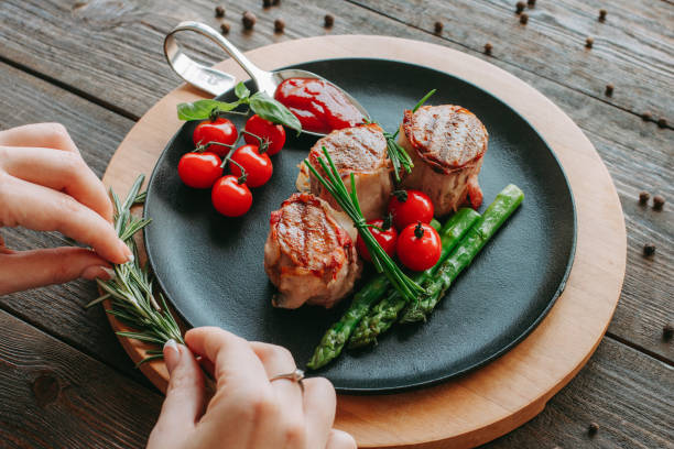 istock food styling restaurant meal serving grilled meat 1155091241